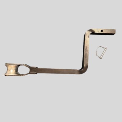 Closeup of winch extension arm